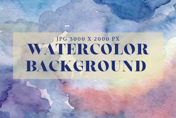 Bue Sunny Day Watercolor Texture for Local Brand Backgrounds