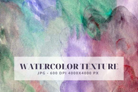 Colorful Watercolor Digital Texture for Local Business Branding & Packaging
