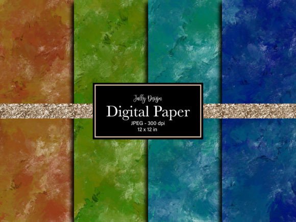 Dark Watercolor Textures Digital Paper for Backgrounds
