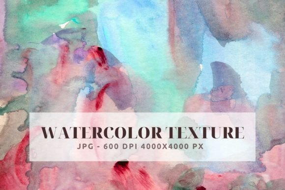 Picturesque Blue Pink Watercolor Paper Backgrounds for Digital Sellers