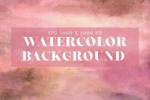 Pink Rose Watercolor Texture for Branding & Marketing Backgrounds