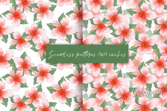 Red Flowers Watercolor Pattern: An Embroidery Review