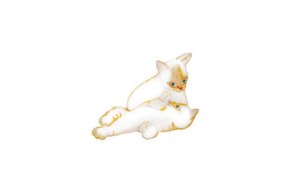 Red Point Siamese Cats Playing – Watercolor: A Charming Design Asset for Cat Lovers and Content Creators