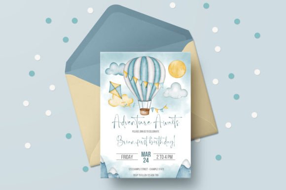 Watercolor Hot Air Balloon Invitation Review