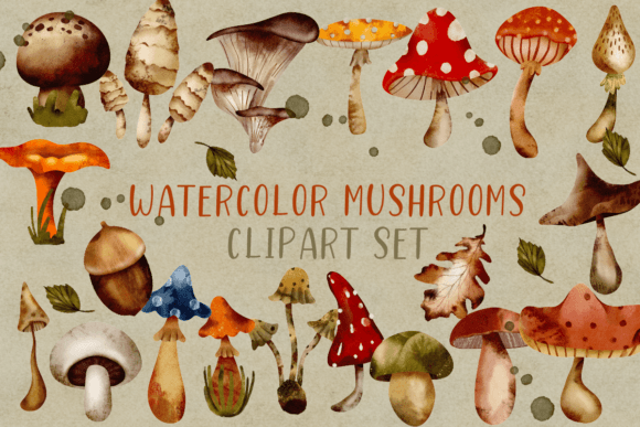 Watercolor Mushrooms Clipart Set: A Designer’s Honest Review for Real Embroidery Use