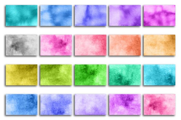 Watercolor Texture Sublimation Set 418: Brand Backgrounds